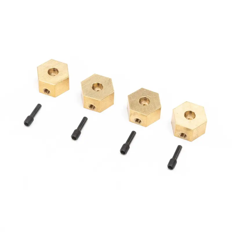 Axial Hex Hubs, Brass (7G): Utb18 (4) 1
