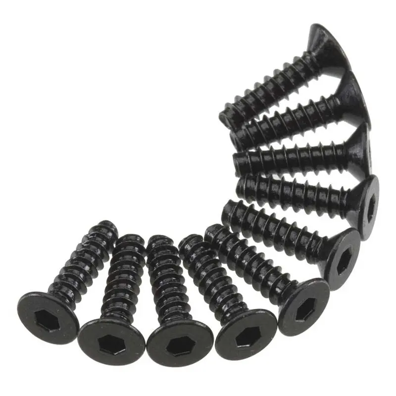 Axial M3x12mm Self Tapping Flat Head Screws (10Pcs) 1