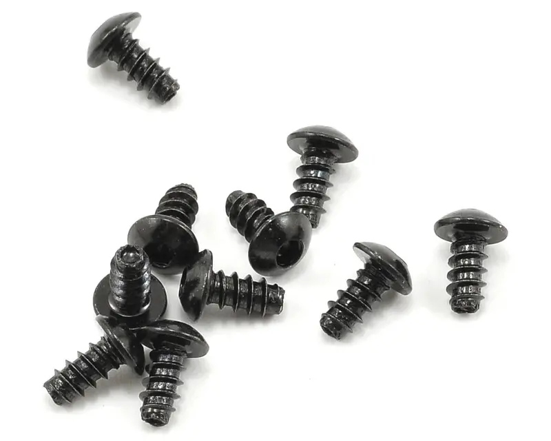Axial M3x6mm Tapping Hex Socket Button Head (Black) (10Pcs) 1
