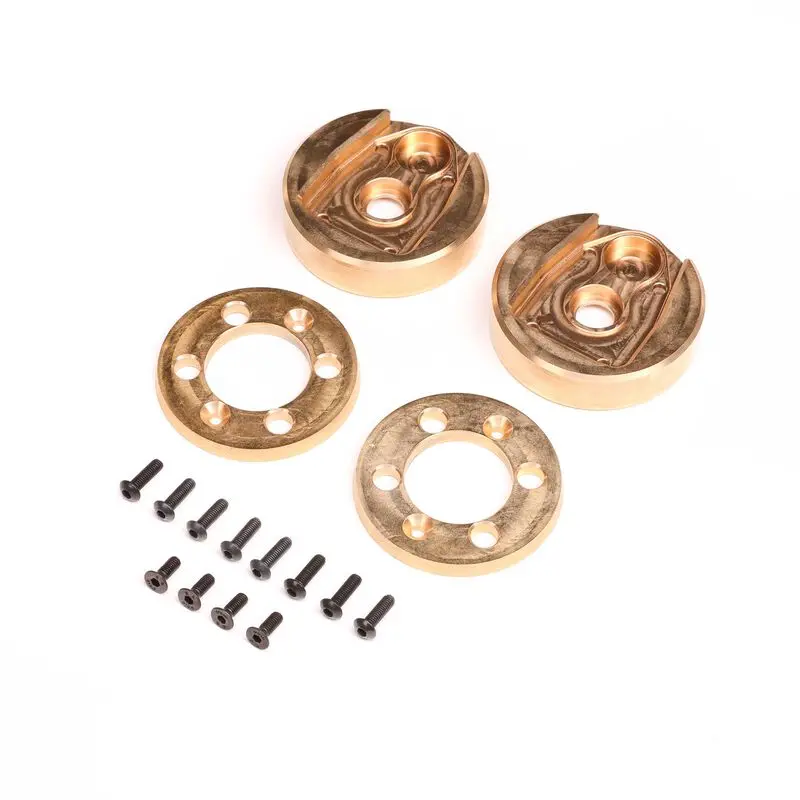 Axial Portal Cover And Weights, Brass (122.4G,34.6G Ea), Af16p: Axp8 1