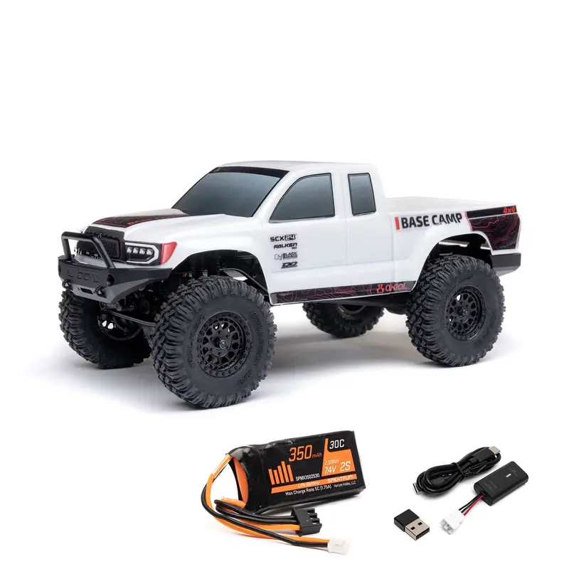 Axial Scx24 Base Camp 1/24 4Wd Rock Crawler Rtr W/ Battery & Charger (Assorted Colors) 1