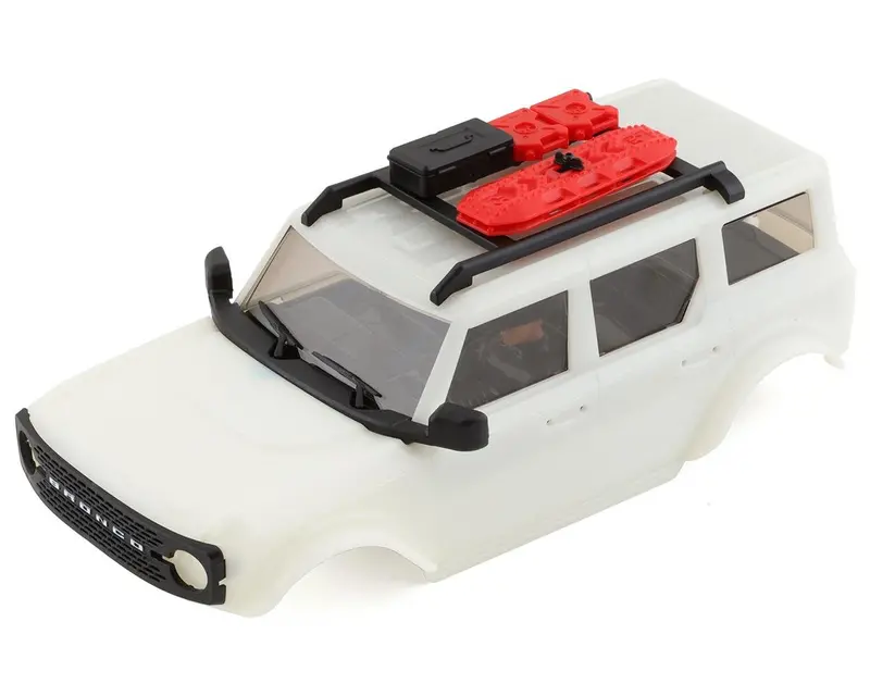 Axial Scx24 Body: Ford Bronco White/Unpainted 1