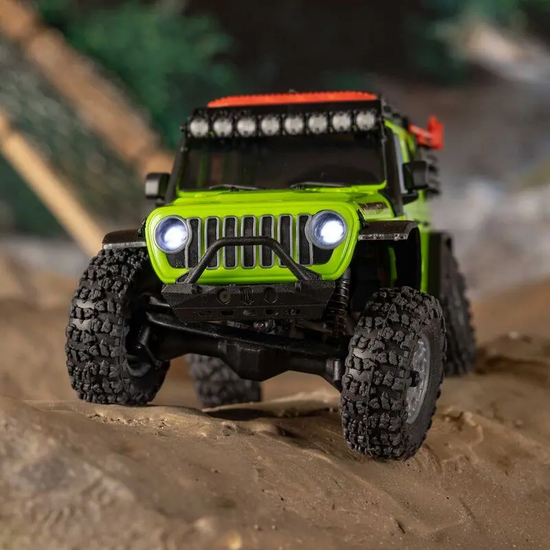 Axial Scx30 Jeep Wrangler Jlu 1/30 4Wd Rtr Scale Mini Crawler W/2.4Ghz Radio, Battery & Charger 1