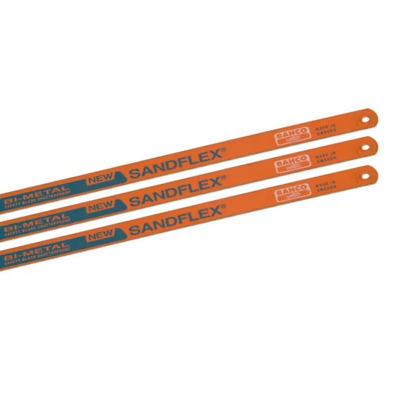 Bahco 3906 Sandflex® Bi-Metal 24Tpi 12" Hacksaw Blades - 10 Pack 1