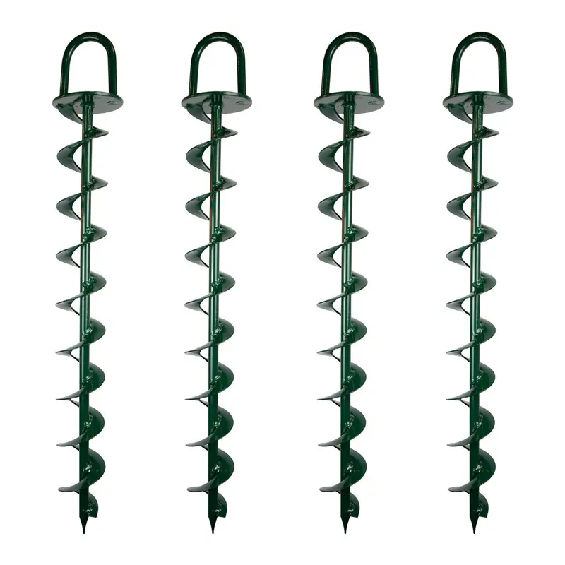 Bigben 650Mm Heavy Duty Hurricane Ground Anchor - 4 Pack 1