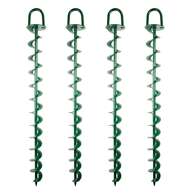 Bigben 900Mm Heavy Duty Hurricane Ground Anchor - 4 Pack 1