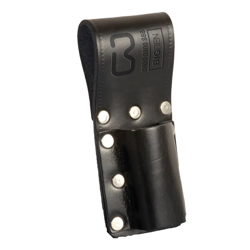 Bigben® Cut Off Spirit Level Holder - Black Leather 1