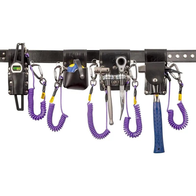 Bigben® Deluxe Tool Belt Kit With Tethered Tools & Hammer 1