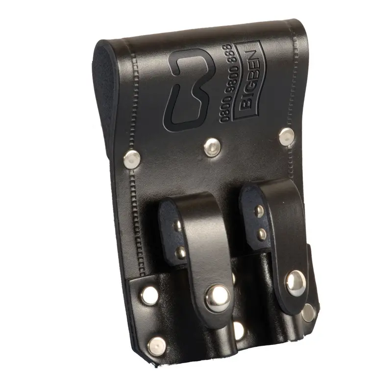 Bigben® Double Spanner Frog With Safety Loop - Black Leather 1