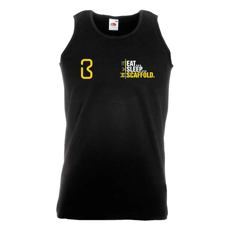 Bigben® Eat, Sleep, Scaffold Sleeveless Vest 1