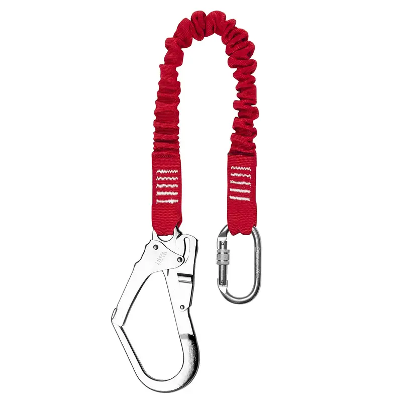Bigben® Elasticated Fall Restraint Lanyard With Carabina & Scaff Hook 1