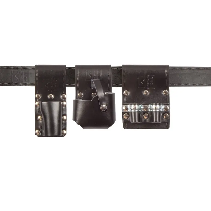 Bigben® Leather Belt Set - Black 1