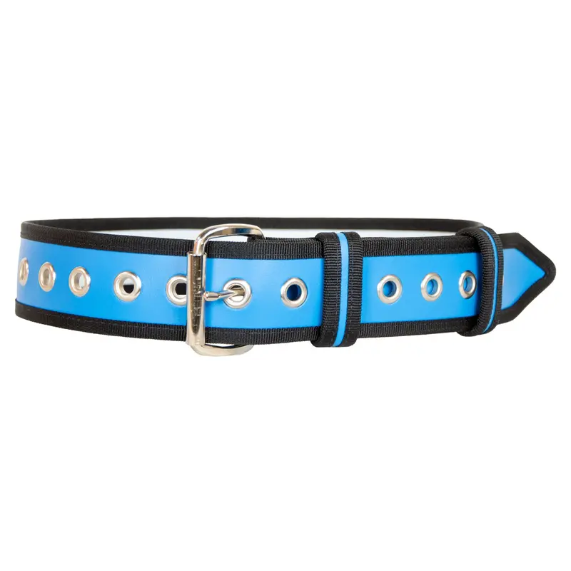 Bigben® Leather Belt With Eyelets - Blue 1