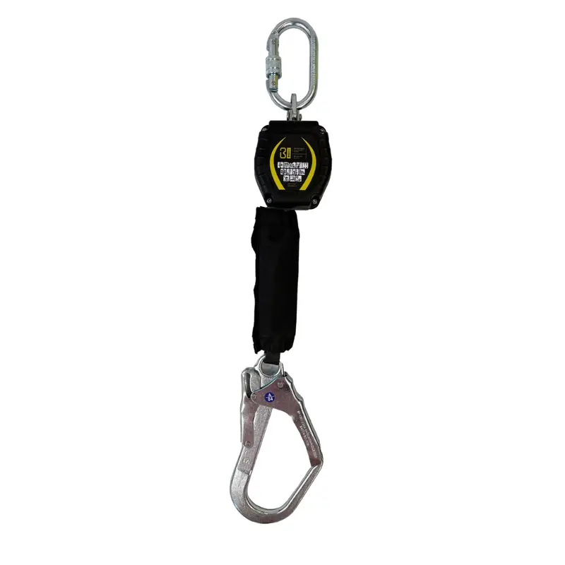 Bigben Retractable Fall Arrest Lanyard With Scaffold Hook - 2M 1