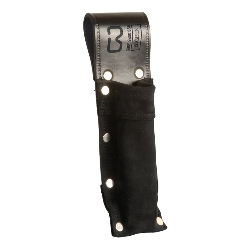 Bigben® Scaffolders Level Pouch Soft Suede Leather - Black 1