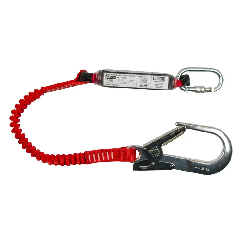 Bigben® Single Elasticated Fall Arrest Lanyard 1