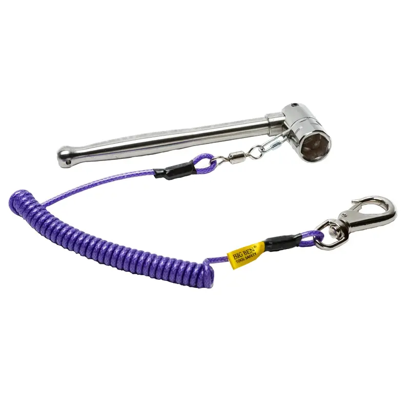 Bigben® Titanium Bi-Hex Spanner With Poker Handle & Tether 1