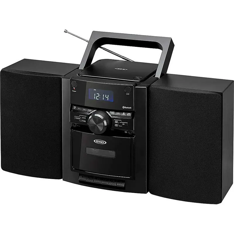 Bluetooth Cassette/Mp3/Cd/Radio Player, Black 1