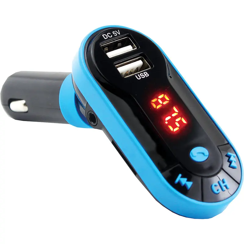 Bluetooth® Fm Transmitter, Blue 1