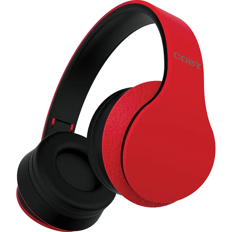 Bluetooth® Headphones W/Mic, Red 1