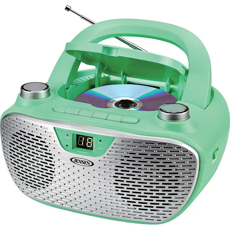 Boombox Cd Am/Fm Stereo Radio, Green 1