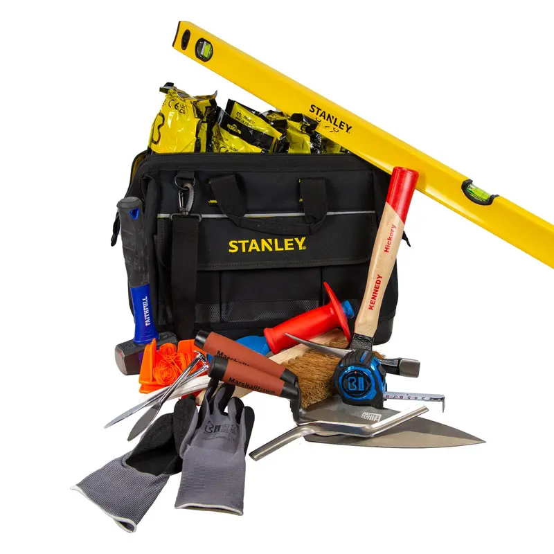 Bricklayers Deluxe Tool Starter Kit With Tool Kit Bag 1