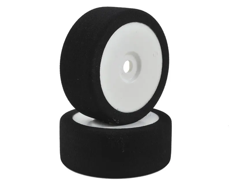 Bsr Racing 1/8 Mounted Gt Foam Tire (White) (2) (Red) 1