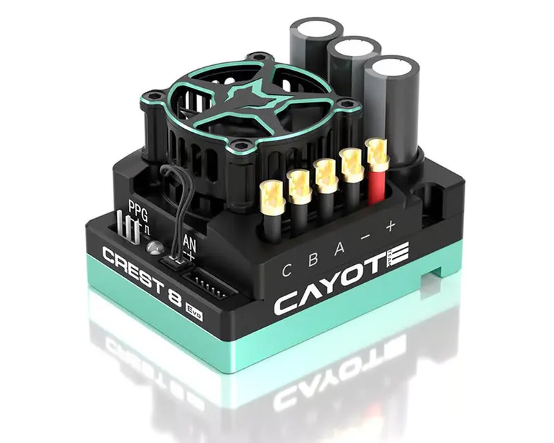 Cayote Crest 8 Evo 1/8 200A Sensored Brushless Esc W/Bluetooth 1