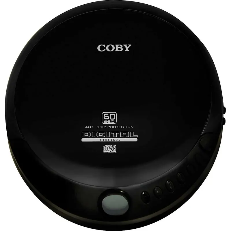 Cd-191-Blk Portable Compact Cd Player, Black 1
