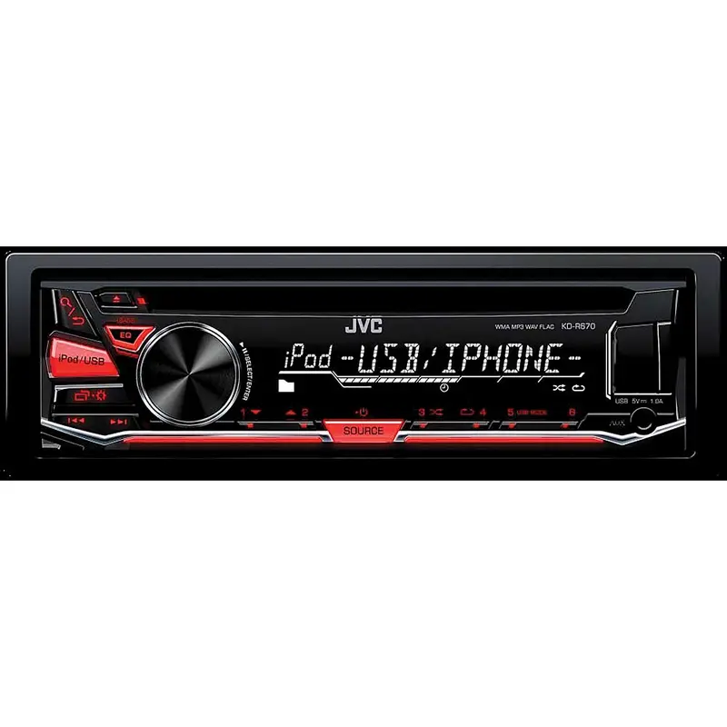 Cd Receiver With Front Usb/Aux Input 1