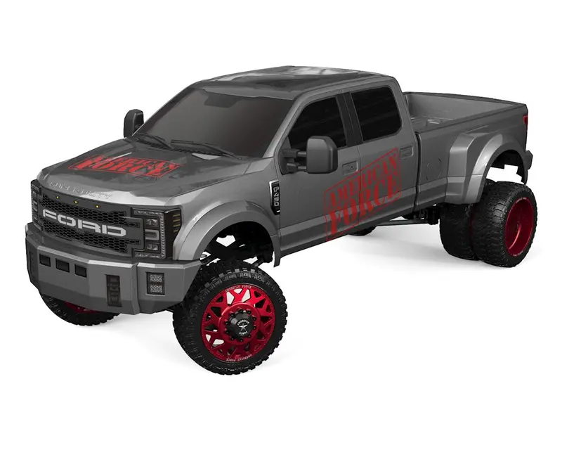 Cen Ford F450 Sd 1/10 Rtr Custom Dually Truck - Grey Titanium 1