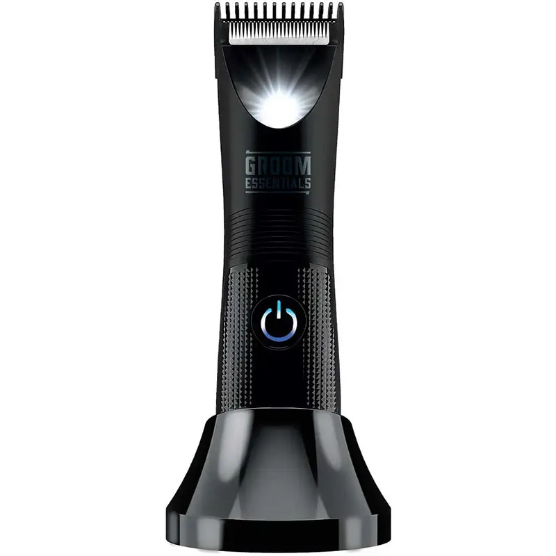 Ceramic Blade Hair Trimmer W/Led Light And Stand 1