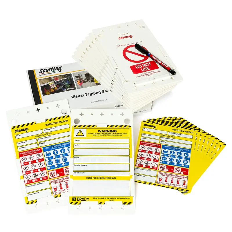 Chemtag Kit (10 Holders, 10 Inserts, 1 Pen) 1