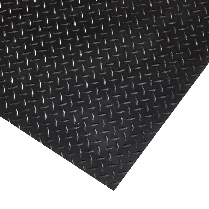 Chequer Plate Rubber Mat 1