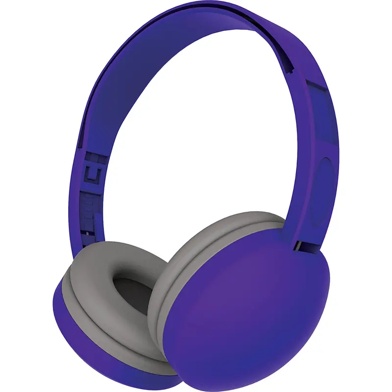Color Kids Headphone W/Mic, Purple 1