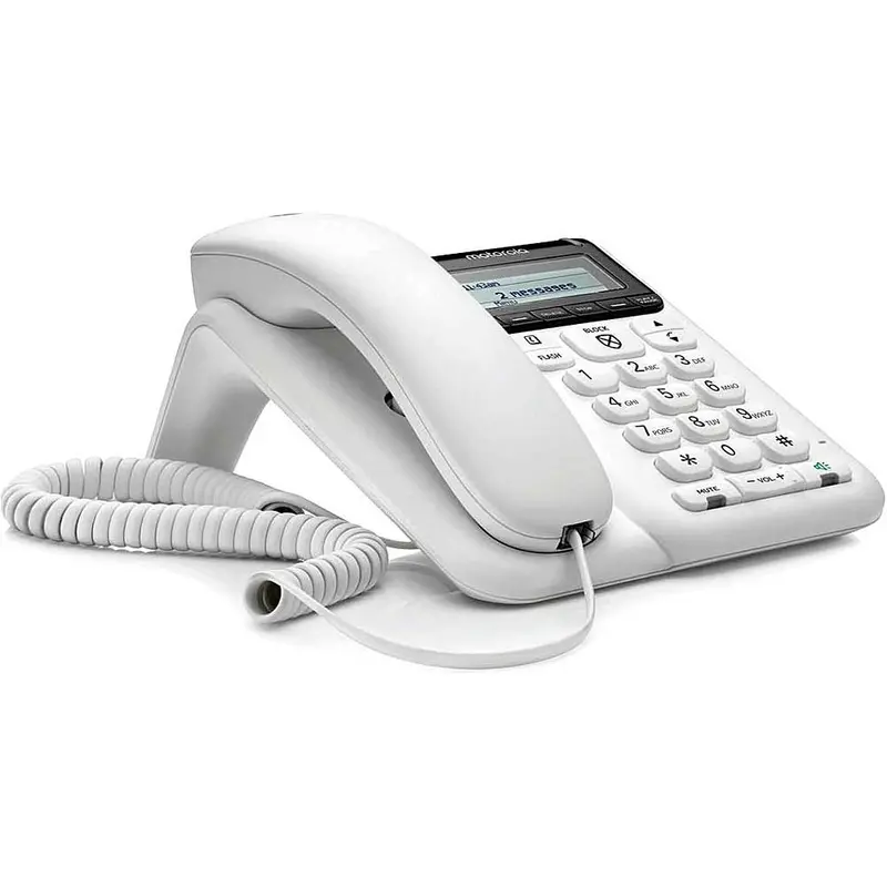 Corded Telephone, White 1