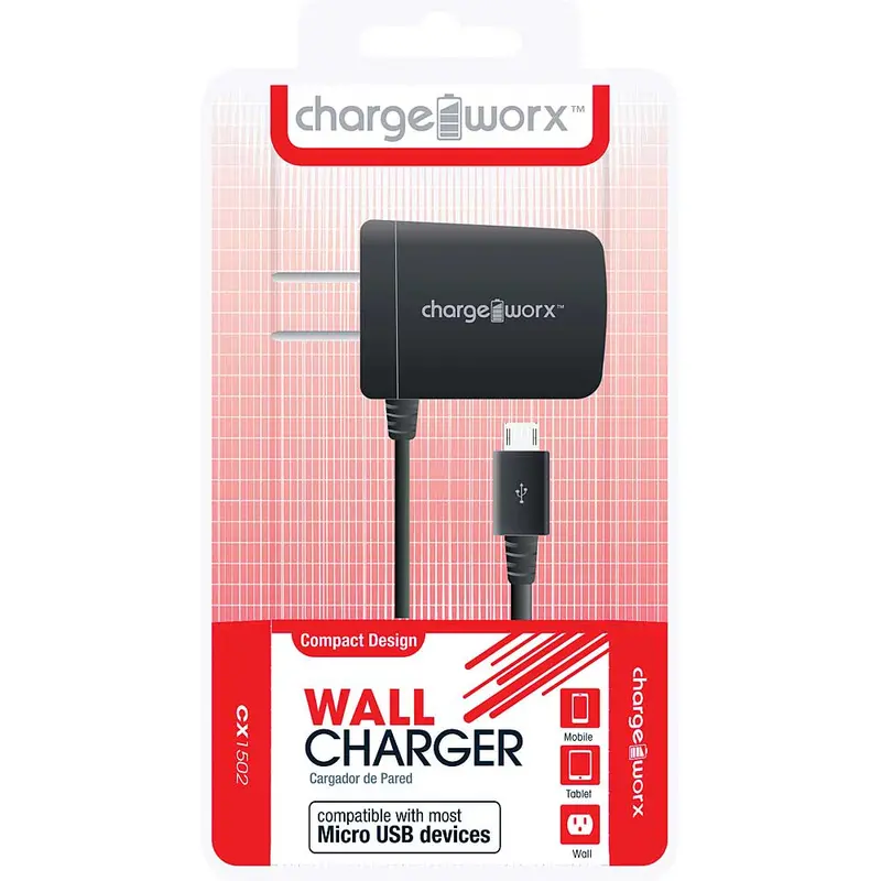Cx1502bk Micro Usb Wall Charger, Black 1