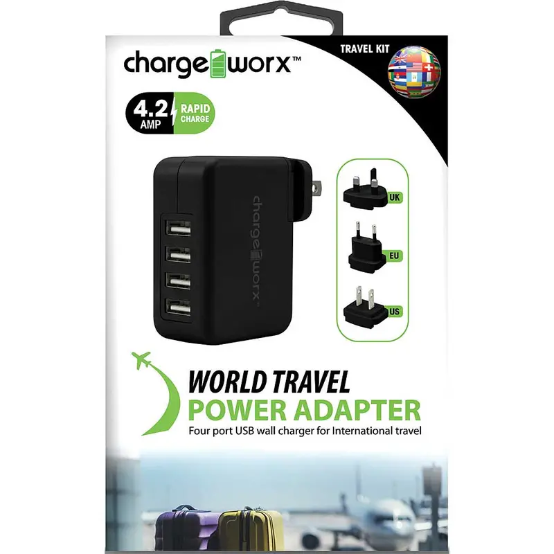 Cx2509bk 2.1Amp Dual Usb Wall Charger, Black 1