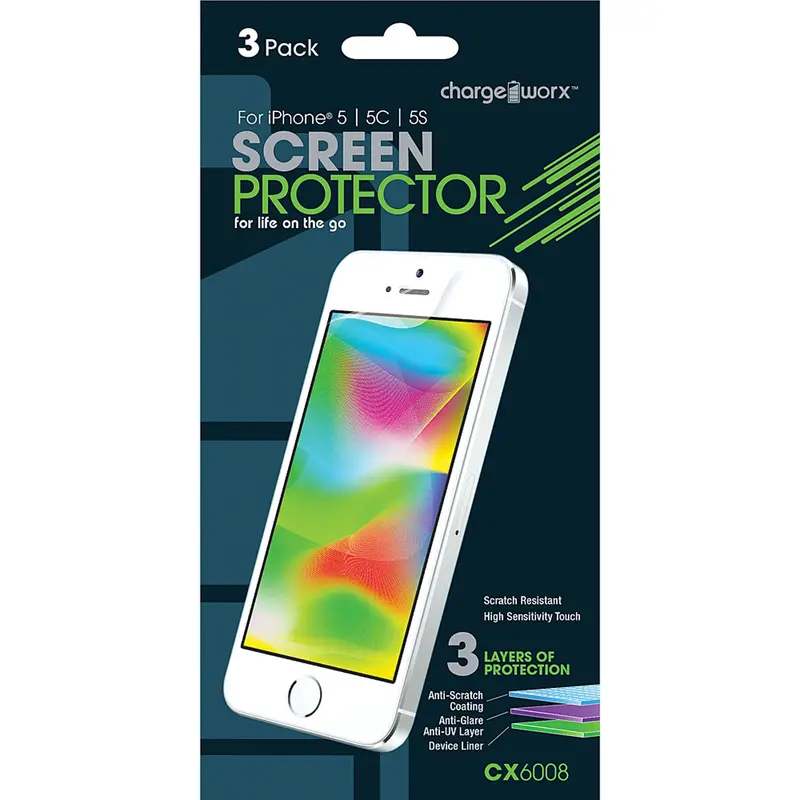 Cx6008 Iphone 5 Screen Protector, 3Pk 1