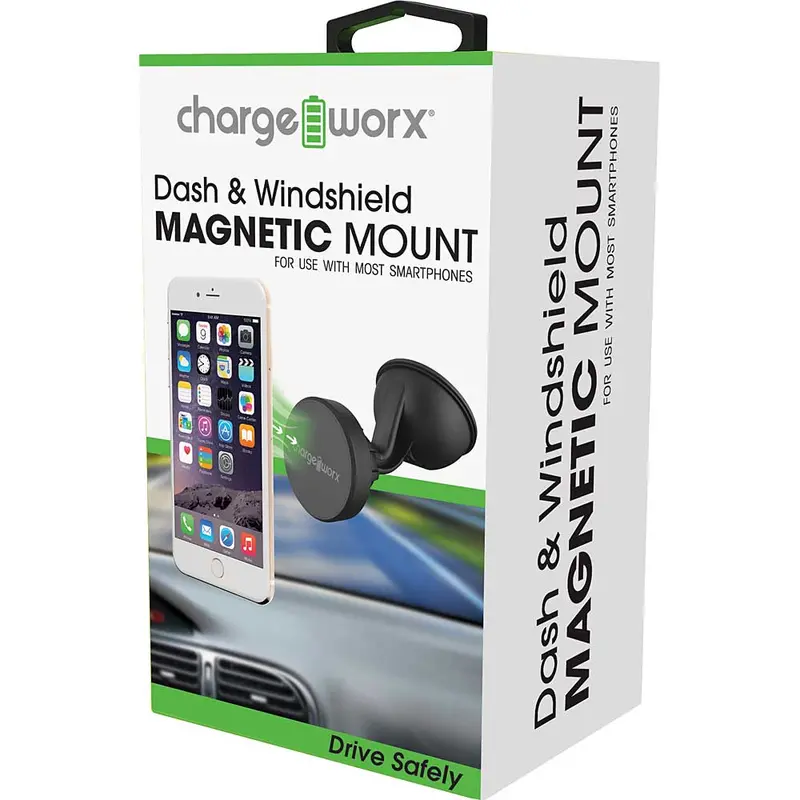 Cx9903bk Magnetic Windshield Mount For Use With Most Smartphones 1