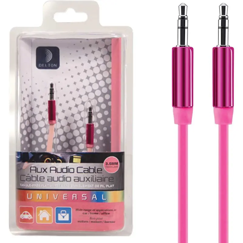 Dauxpk Auxiliary Cable, Pink 1