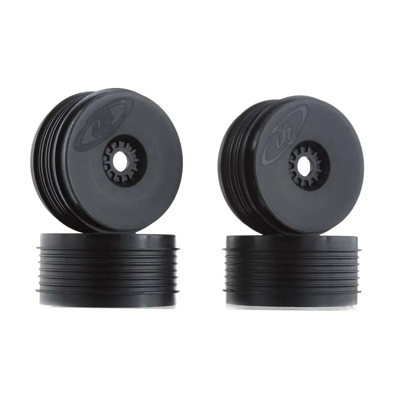 De Racing "Speedline Plus" 1/8 Buggy Wheel (4) (Black) 1