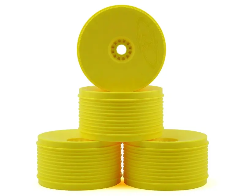 De Racing "Speedline Plus" 1/8 Truggy Wheel (Yellow) (4) 1