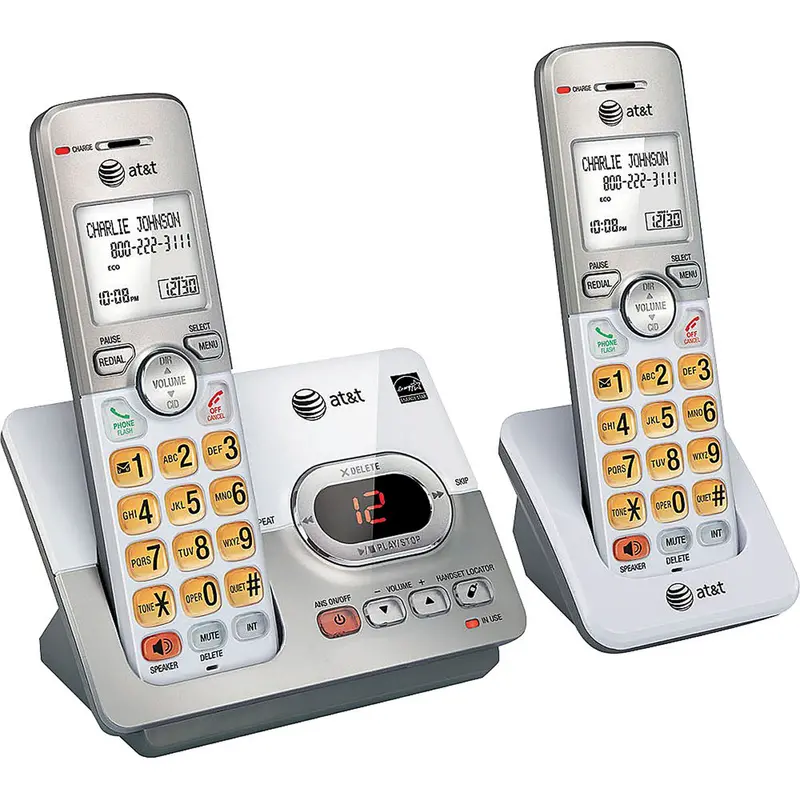 Dect 6.0 Expandable Cordless Phone System, 2 Handsets 1