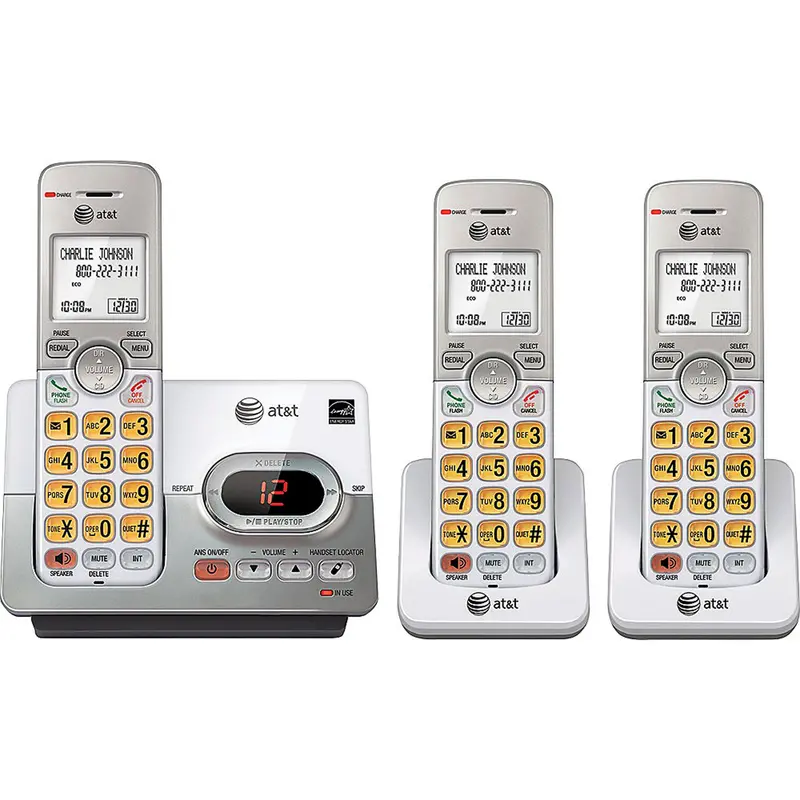 Dect 6.0 Expandable Cordless Phone System, 3 Handsets 1