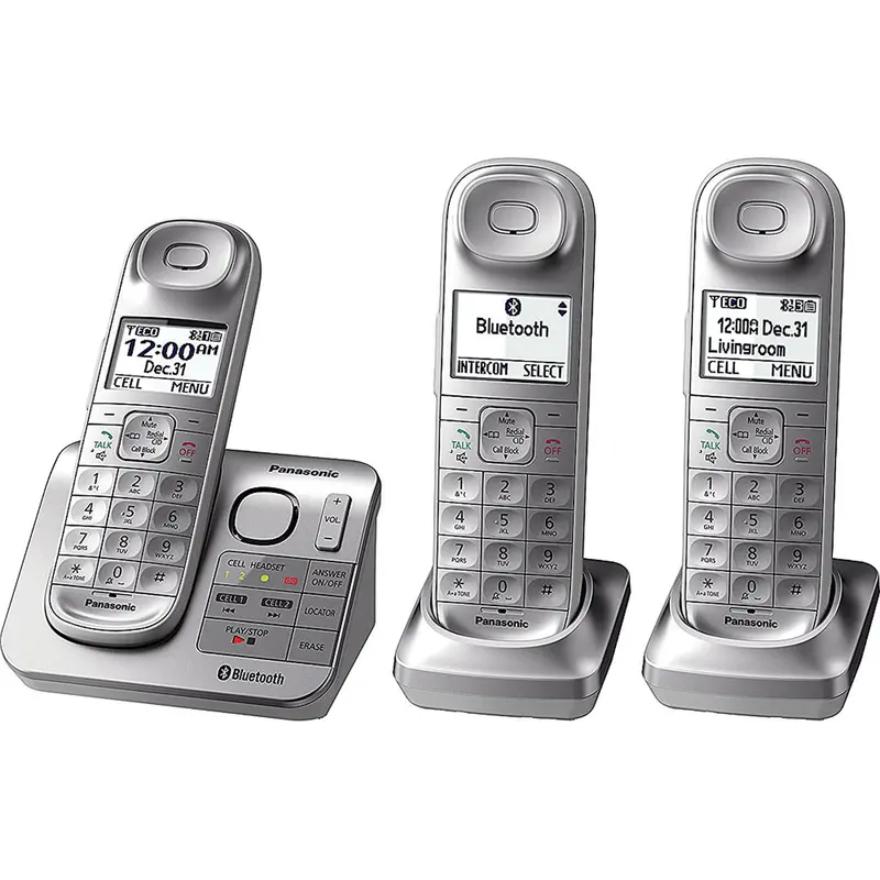 Dect 6.0 Landline Telephone, 3 Handsets 1