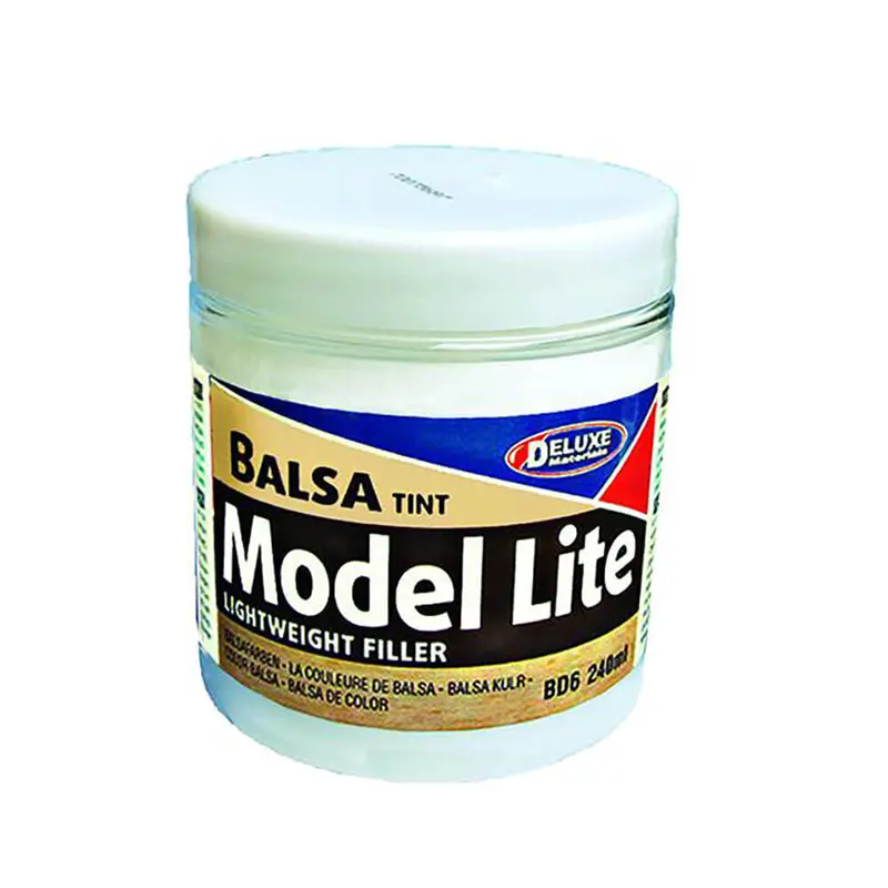 Deluxe Materials Model Lite Balsa Filler, Balsa Brown: 240Cc 1