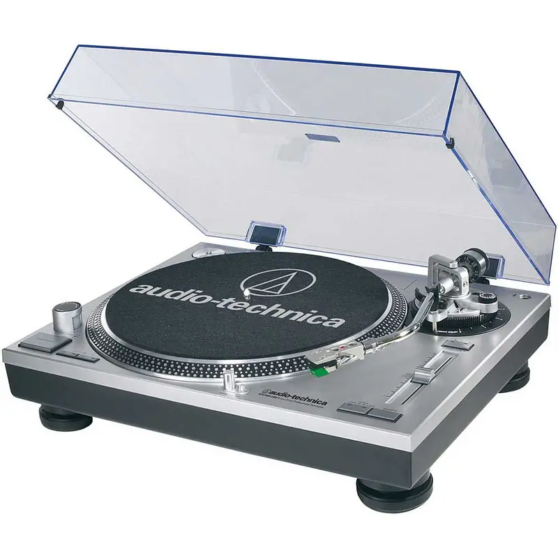 Direct Drive Psilverrofessional Dj Turntable With Usb Output, Black 1