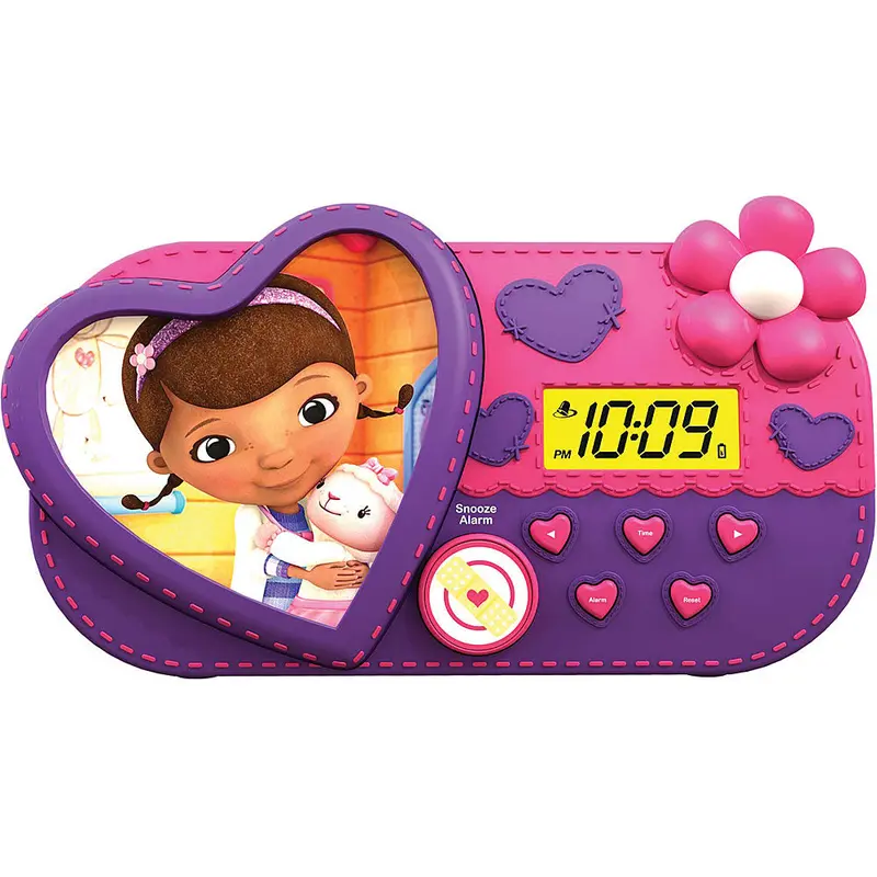 Doc Mcstuffins Night Glow Character Alarm Clock 1