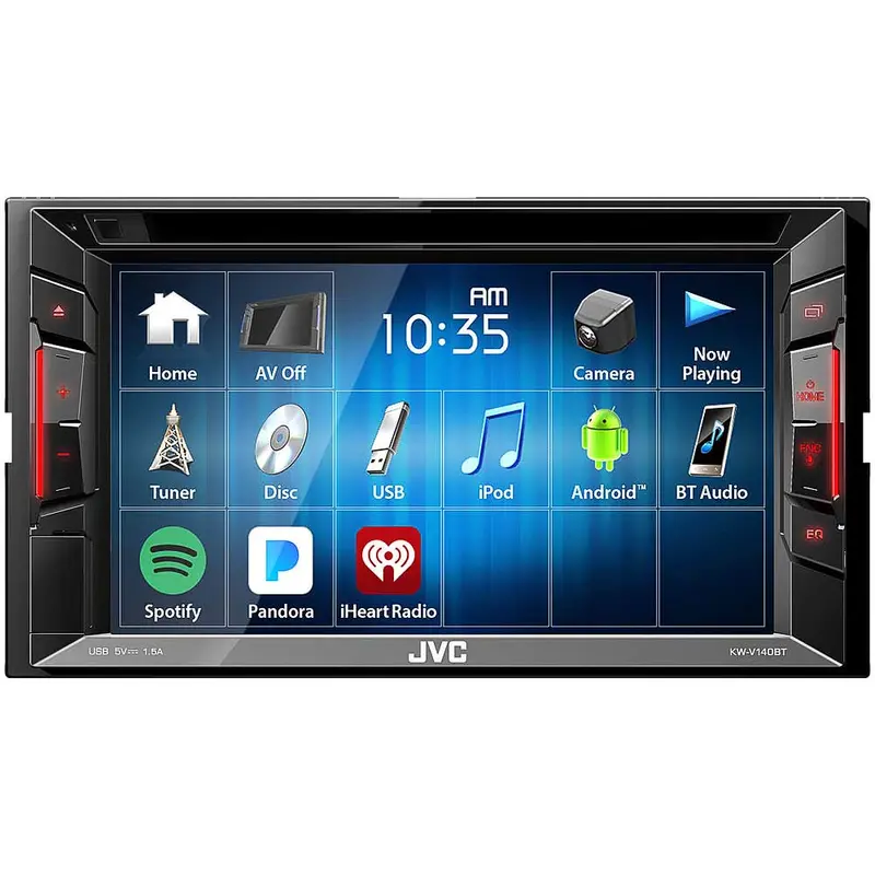 Double Din In-Dash Dvd/Cd/Am/Fm Car Stereo Receiver W/ 6.2" Touchscreen 1